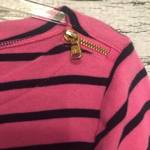 LRL Ralph Lauren pink and black top - Picture 4 of 7